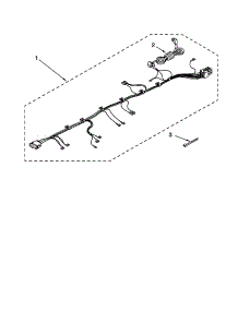 Wiring Harness parts for Kenmore Washer 110.49182992 (11049182992, 110 49182992) from AppliancePartsPros.com