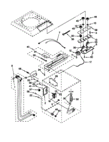Controls And Rear Panel parts for Kenmore Washer 110.49722990 (11049722990, 110 49722990) from AppliancePartsPros.com