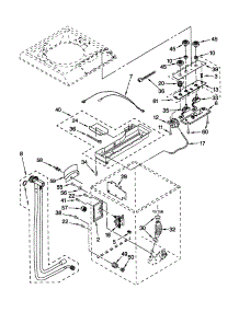 Controls And Rear Panel parts for Kenmore Washer 110.49722991 (11049722991, 110 49722991) from AppliancePartsPros.com