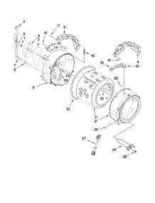 Tub And Basket Parts parts for Kenmore Washer 110.49972603 (11049972603, 110 49972603) from AppliancePartsPros.com