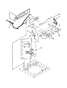 Controls And Water Inlet Parts parts for Kenmore Washer 110.5072012 (1105072012, 110 5072012) from AppliancePartsPros.com
