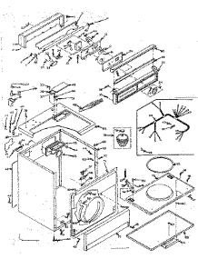 Machine Sub-Assembly parts for Kenmore Dryer 110.508802 (110508802, 110 508802) from AppliancePartsPros.com