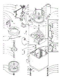 Machine Sub-Assembly parts for Kenmore Washer 110.5804202 (1105804202, 110 5804202) from AppliancePartsPros.com