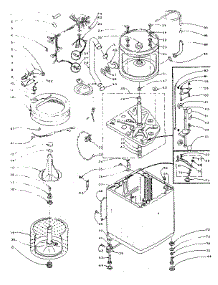 Machine Sub-Assembly parts for Kenmore Washer 110.5804203 (1105804203, 110 5804203) from AppliancePartsPros.com
