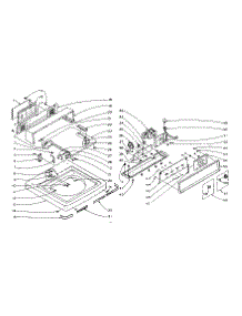 Machine Top Assembly parts for Kenmore Washer 110.5804300 (1105804300, 110 5804300) from AppliancePartsPros.com