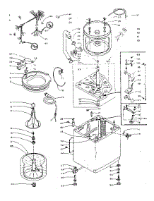 Machine Sub-Assembly parts for Kenmore Washer 110.5804301 (1105804301, 110 5804301) from AppliancePartsPros.com