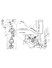 Water System parts for Kenmore Washer 110.5804303 (1105804303, 110 5804303) from AppliancePartsPros.com