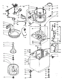 Machine Sub-Assembly parts for Kenmore Washer 110.5804303 (1105804303, 110 5804303) from AppliancePartsPros.com