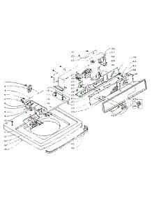 Machine Top Assembly parts for Kenmore Washer 110.5804752 (1105804752, 110 5804752) from AppliancePartsPros.com