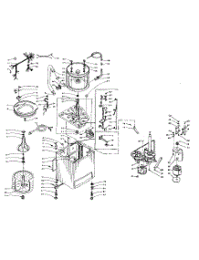 Machine Sub-Assembly parts for Kenmore Washer 110.6015502 (1106015502, 110 6015502) from AppliancePartsPros.com