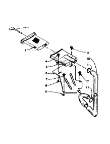 Filter Assembly parts for Kenmore Washer 110.6015710 (1106015710, 110 6015710) from AppliancePartsPros.com