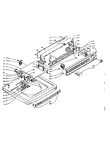 Machine Top Assembly parts for Kenmore Washer 110.6015711 (1106015711, 110 6015711) from AppliancePartsPros.com