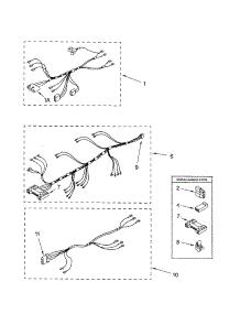 Wiring Harness parts for Kenmore Dryer 110.60172000 (11060172000, 110 60172000) from AppliancePartsPros.com