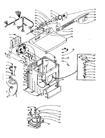 Machine Sub-Assembly parts for Kenmore Dryer 110.6017510 (1106017510, 110 6017510) from AppliancePartsPros.com