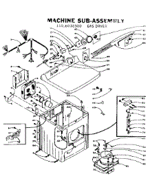 Machine Sub-Assembly parts for Kenmore Dryer 110.6018500 (1106018500, 110 6018500) from AppliancePartsPros.com