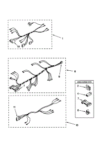 Wiring Harness parts for Kenmore Dryer 110.60232000 (11060232000, 110 60232000) from AppliancePartsPros.com