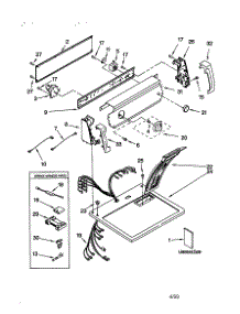 Top And Console parts for Kenmore Dryer 110.60602990 (11060602990, 110 60602990) from AppliancePartsPros.com