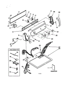 Top And Console parts for Kenmore Dryer 110.60702990 (11060702990, 110 60702990) from AppliancePartsPros.com