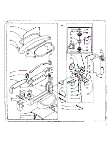 Wringer And Wringer Gear Case Assembly parts for Kenmore Washer 110.6102300 (1106102300, 110 6102300) from AppliancePartsPros.com