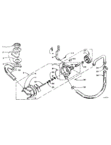 Pump Assembly parts for Kenmore Washer 110.6102700 (1106102700, 110 6102700) from AppliancePartsPros.com