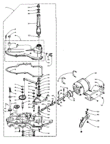Worm Gear Case And Motor Assembly parts for Kenmore Washer 110.6102700 (1106102700, 110 6102700) from AppliancePartsPros.com