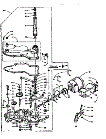 Worm Gear And Motor parts for Kenmore Washer 110.6102710 (1106102710, 110 6102710) from AppliancePartsPros.com