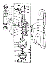 Water System parts for Kenmore Washer 110.6104200 (1106104200, 110 6104200) from AppliancePartsPros.com