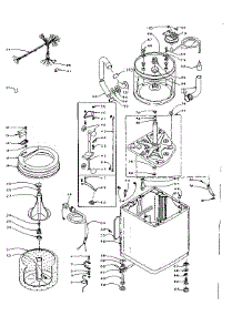 Machine Sub-Assembly parts for Kenmore Washer 110.6104200 (1106104200, 110 6104200) from AppliancePartsPros.com
