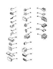 Wiring Harness parts for Kenmore Washer 110.21892000 (11021892000, 110 21892000) from AppliancePartsPros.com