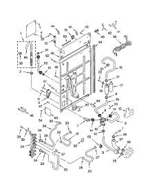 Rear Panel parts for Kenmore Washer 110.22032102 (11022032102, 110 22032102) from AppliancePartsPros.com