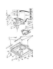 Machine Base parts for Kenmore Washer 110.22036102 (11022036102, 110 22036102) from AppliancePartsPros.com