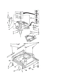 Machine Base parts for Kenmore Washer 110.22042101 (11022042101, 110 22042101) from AppliancePartsPros.com