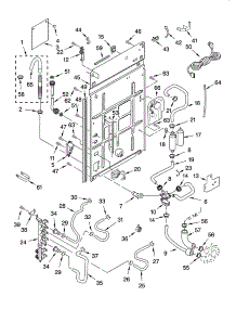 Rear Panel Parts parts for Kenmore Washer 110.24032301 (11024032301, 110 24032301) from AppliancePartsPros.com
