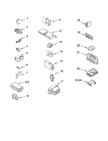 Wiring Harness Parts parts for Kenmore Washer 110.24042301 (11024042301, 110 24042301) from AppliancePartsPros.com