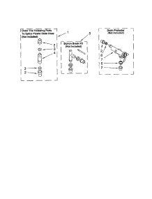 Water System parts for Kenmore Washer 110.24442300 (11024442300, 110 24442300) from AppliancePartsPros.com