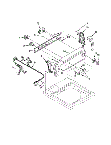 Control Panel parts for Kenmore Washer 110.24622300 (11024622300, 110 24622300) from AppliancePartsPros.com