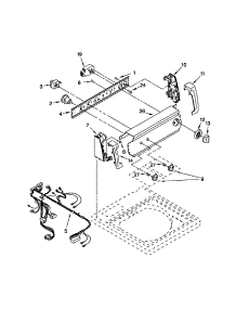 Control Panel parts for Kenmore Washer 110.24692300 (11024692300, 110 24692300) from AppliancePartsPros.com