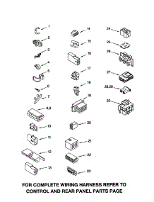 Wiring Harness parts for Kenmore Washer 110.24712300 (11024712300, 110 24712300) from AppliancePartsPros.com