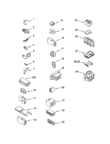 Wiring Harness parts for Kenmore Washer 110.24812200 (11024812200, 110 24812200) from AppliancePartsPros.com
