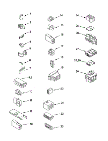 Wiring Harness Parts parts for Kenmore Washer 110.24894300 (11024894300, 110 24894300) from AppliancePartsPros.com