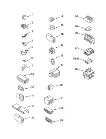 Wiring Harness parts for Kenmore Washer 110.23022100 (11023022100, 110 23022100) from AppliancePartsPros.com