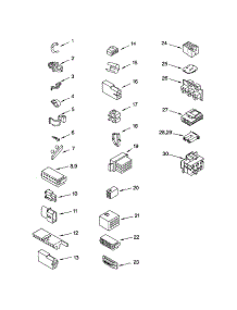 Wiring Harness parts for Kenmore Washer 110.23036102 (11023036102, 110 23036102) from AppliancePartsPros.com