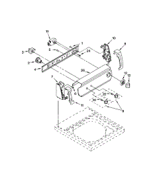Control Panel parts for Kenmore Washer 110.23652200 (11023652200, 110 23652200) from AppliancePartsPros.com