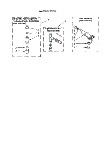 Water System parts for Kenmore Washer 110.23732200 (11023732200, 110 23732200) from AppliancePartsPros.com