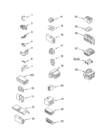 Wiriing Harness parts for Kenmore Washer 110.23812100 (11023812100, 110 23812100) from AppliancePartsPros.com