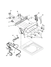 Control Panel parts for Kenmore Washer 110.23902200 (11023902200, 110 23902200) from AppliancePartsPros.com