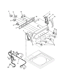 Control Panel parts for Kenmore Washer 110.23912102 (11023912102, 110 23912102) from AppliancePartsPros.com