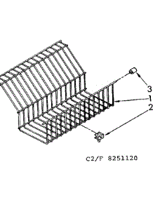 Shelf Parts parts for Kenmore Freezer 106.8251180 (1068251180, 106 8251180) from AppliancePartsPros.com