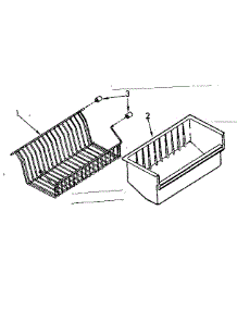 Shelf Parts parts for Kenmore Freezer 106.8251520 (1068251520, 106 8251520) from AppliancePartsPros.com
