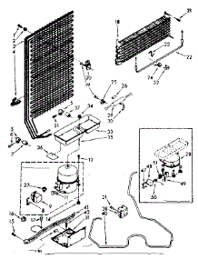 Unit Parts parts for Kenmore Freezer 106.8253580 (1068253580, 106 8253580) from AppliancePartsPros.com